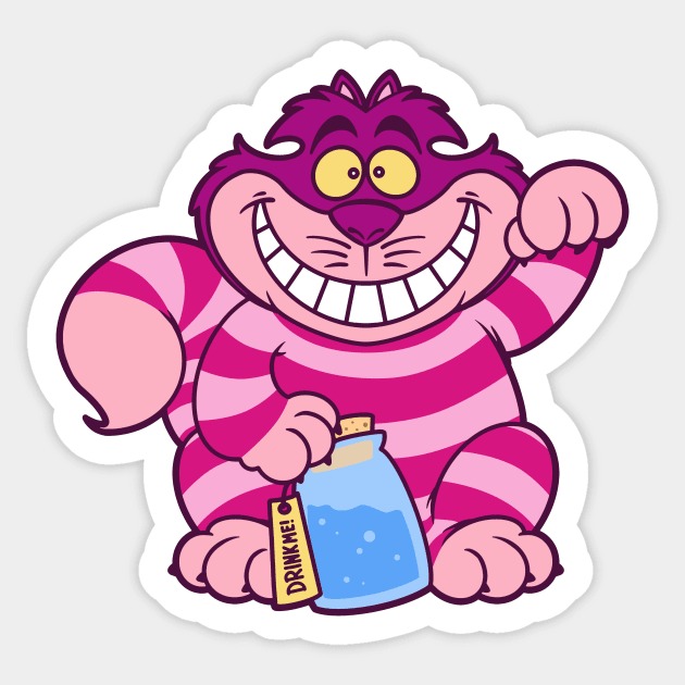 Lucky Cheshire Sticker by blairjcampbell
